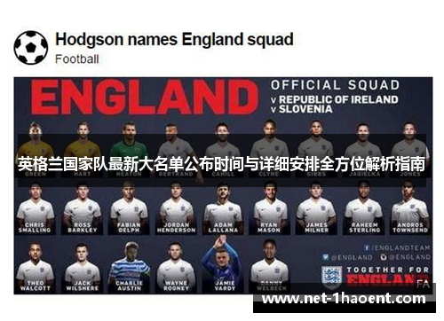 英格兰国家队最新大名单公布时间与详细安排全方位解析指南 英格兰国家队最新大名单公布时间与详细安排全方位解析指南